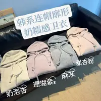 韩版时尚百搭宽松连帽慵懒风卫衣LD M203