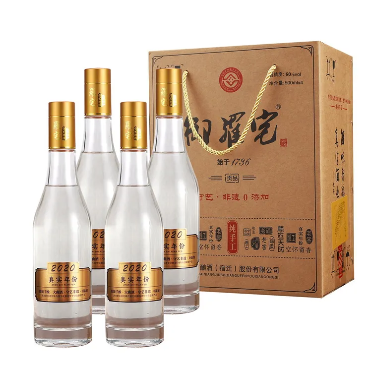 御罗宅罗宅浓香型高端白酒60度优级原浆1瓶装60%vol60度500
