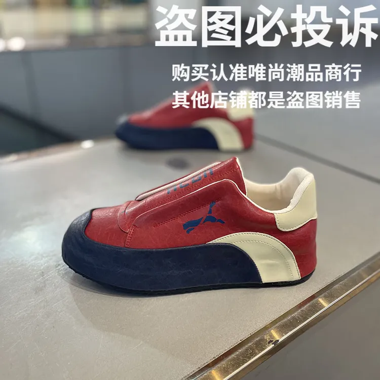 透气秋季懒人鞋车缝线增高潮鞋男鞋时尚休闲鞋鞋子一脚蹬皮鞋
