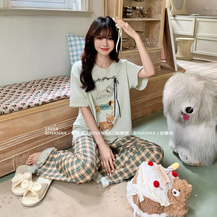 Binanna缤安娜家居服睡衣女款2025新款夏季睡衣女款爆款2025新款