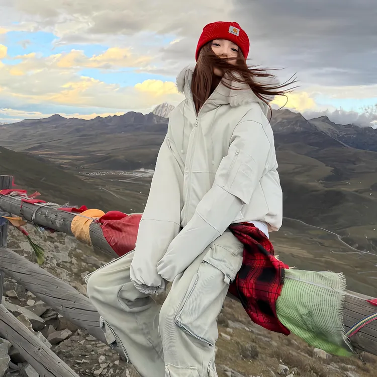 棉衣棉服女款2025新款冬季加厚保暖小个子派克服韩系情侣棉袄外套