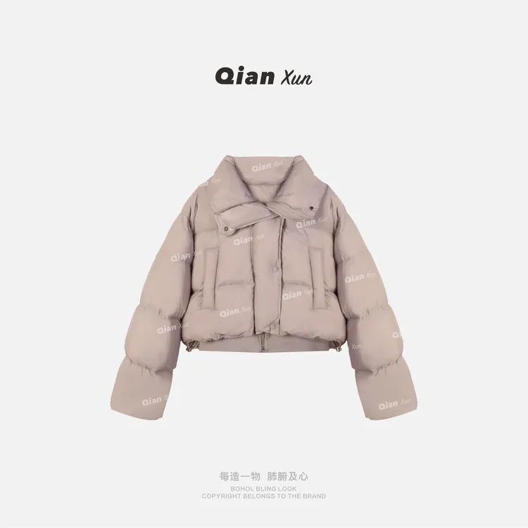 【千寻严选】秋季时尚气质百搭休闲轻奢洋气减龄羽绒服QXQ5YRF7191A