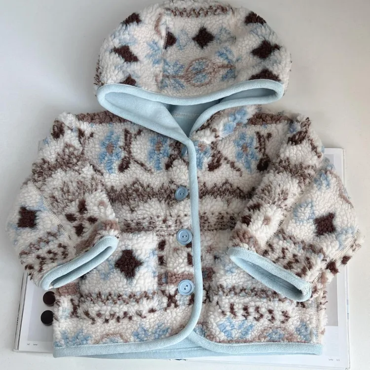 【绒绒外套 洛洛妈妈咪】宝宝保暖上衣儿童外套男女童洋气衣KK