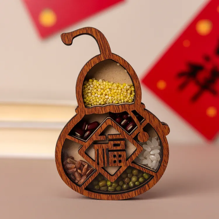 【居家好物】五谷丰登福禄冰箱磁性贴个性创意磁贴乔迁结婚新年福字