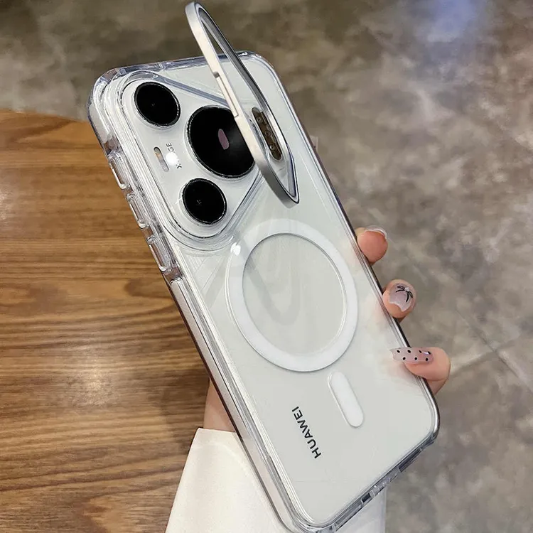 适用华为pura80手机壳镜头支架pura70pro无线磁吸pura60保护套
