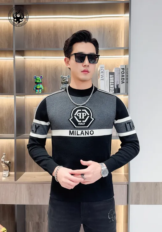 【SITEWEIE】2025冬款50羊毛欧货羊毛衫男加厚针织半高领保暖32336