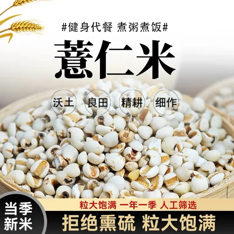 薏仁米新鲜正宗贵州薏米仁煲粥泡水软糯易煮商品图