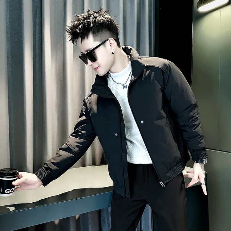 棉服男款冬季2025新款高级感男装立领棉衣外套男生冬天保暖棉袄子