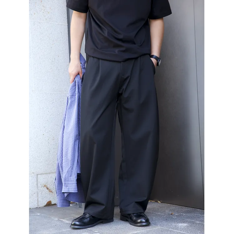 SHIDO【挚爱西裤3.0】秋冬季老钱风抗皱极简百搭男士休闲西裤