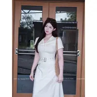 SY麦602027【复古回溯】春夏新款气质纯欲风辣妹设计感收腰裙子