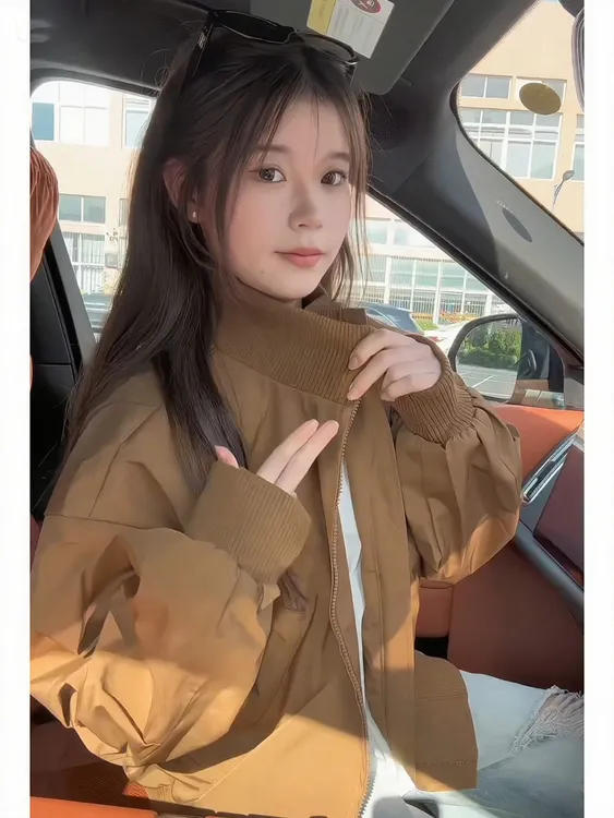 秋季耐磨直下摆短款抗皱立领夹克百搭小个子ins女外套棉服