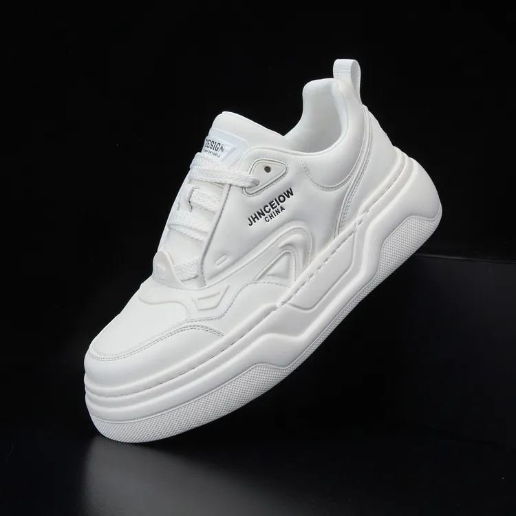 2025新款增高秋冬季素面休闲面包鞋休闲鞋厚底百搭潮流