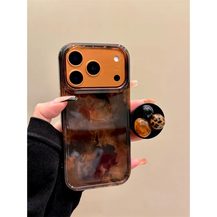 适用苹果iphone17promax炫彩晕染16pro防摔15复古支架14ins手机壳