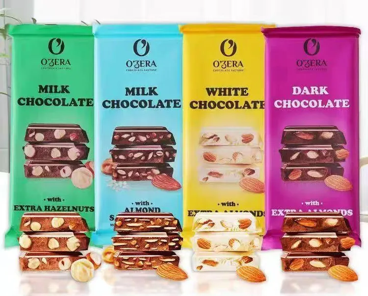 大咖俄罗斯原装进口奥泽拉榛仁牛奶巧克力坚果果仁零食饱腹90g