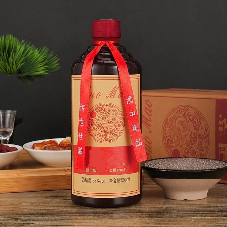 贵人缘 金樽1988酒 酱香型白酒53度500ml*6瓶