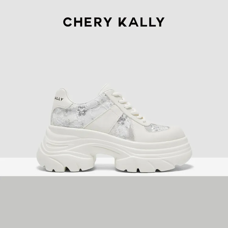 【疏影暗香】cherykally老爹鞋女真皮时尚轻奢鞋子女士百搭宴会鞋子