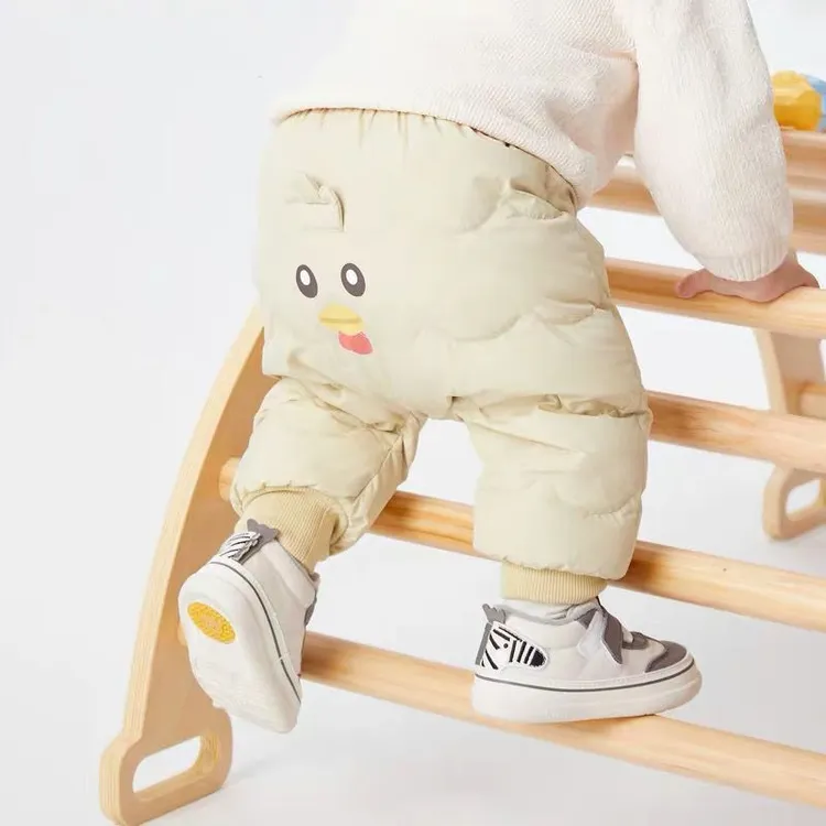 折扣儿童羽绒裤宝宝男童女童长裤子2025新款保暖裤