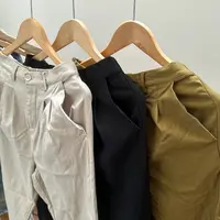 【美琪元货】高弹力拉绒 元货女士弹力直筒裤好穿