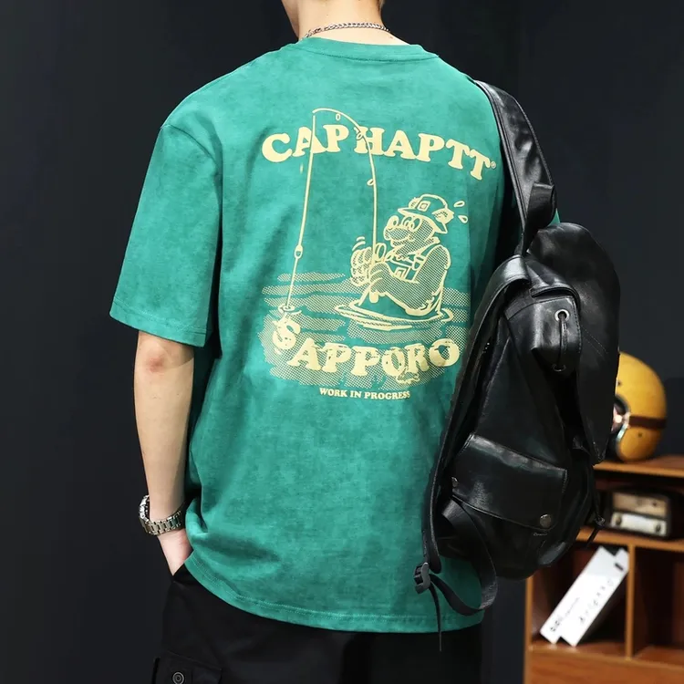 GORNER SG/格纳新款男士短袖t恤短袖男士宽松大码潮牌夏季男装