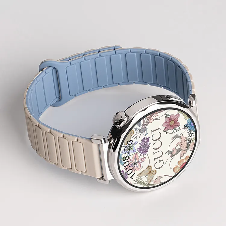 张婧仪同款适用gt6/5pro华为手表磁吸硅胶表带gt4腕带watch5/4/3