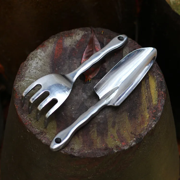 加厚铲子园艺种花工具家用耙子养花铁锹松土合金多肉植物盆栽套装