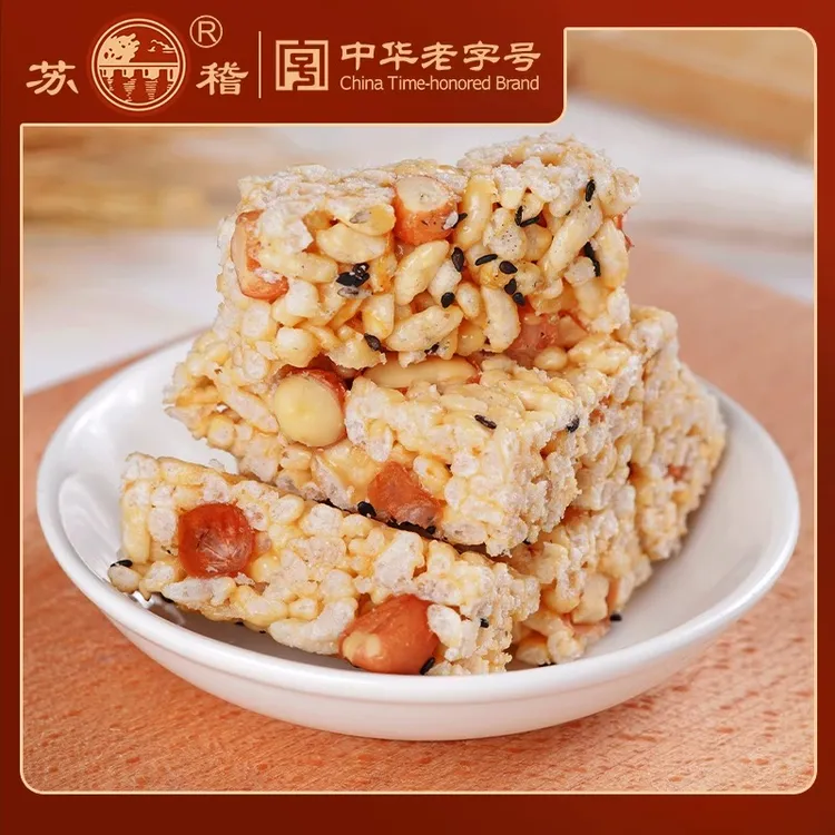 苏稽香油米花糖158g四川乐山特产老式猪油手工米花酥中华老字号