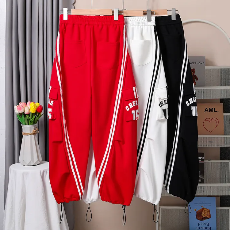 裤子长裤休闲风常规暖裤洋气春秋女士长裤运动休闲裤舞蹈跑步裤子