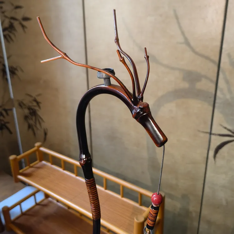 手工竹制龙挂香架倒挂香座线香香插精美桌搭茶台摆件倒流香龙挂香