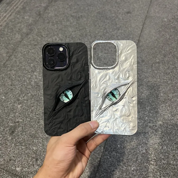 个性创意恶魔之眼眼适用苹果17promax手机壳全包iPhone16磨砂15套