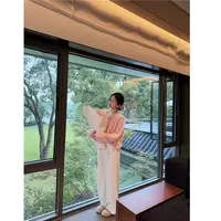 syna希娜 宠溺绒冬 100山羊绒温柔风宽松针织拉绒套头毛衣