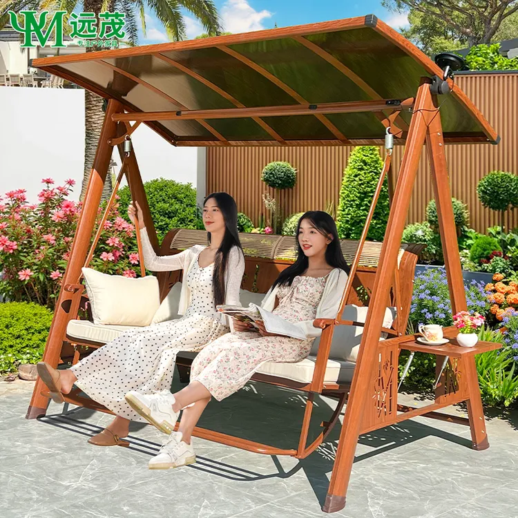 【远茂品牌】庭院高档铝合金秋千椅家用庭院花园加厚耐用舒适摇椅