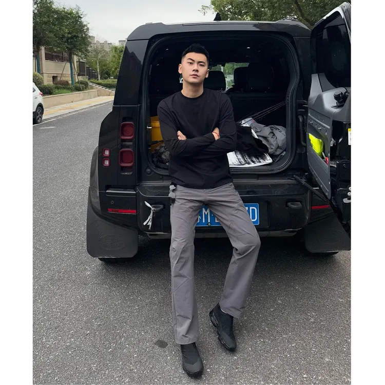 KE“康宁裤‘立体秋款免烫抗皱多裁片拼接软壳直筒户外休闲长裤