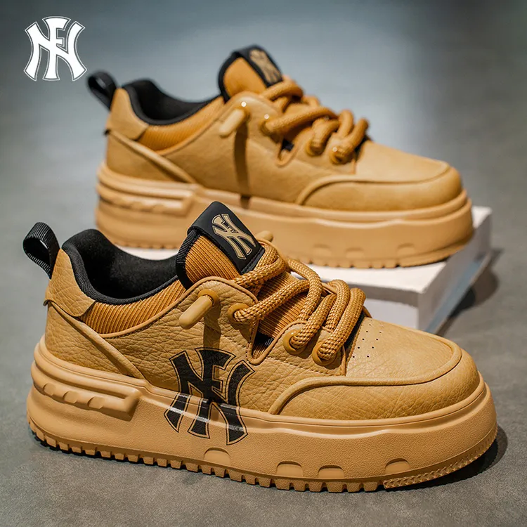 FN免系带板鞋2025秋冬季新款厚底增高百搭男鞋时尚百搭软底运动鞋