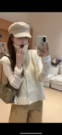 （燕麦奶盖）2025秋季新款复古羊毛背心气质百搭韩系ins凤博主感