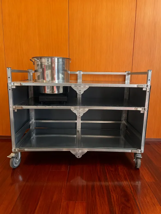 可折叠可拆卸多功能摆摊小吃四轮移动餐车夜市移动商用车小推车字