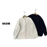 AKDM立领切格棉衣女秋冬款外套879770
