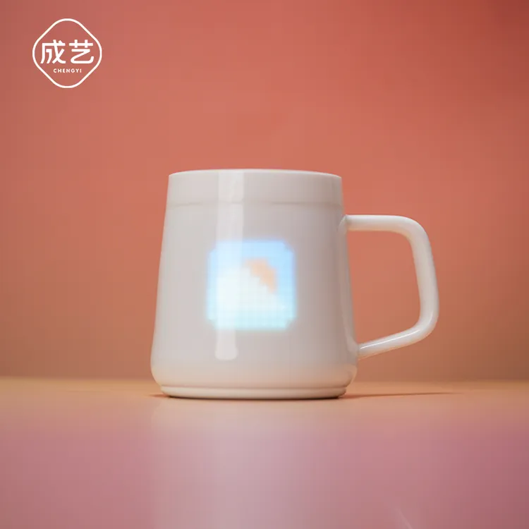 成艺智能AI陶瓷水杯茶杯喝水杯简约家用