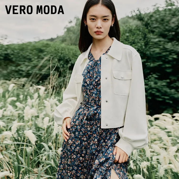 Vero Moda夹克2025冬季新款休闲百搭宽松纯色时尚外套325417002
