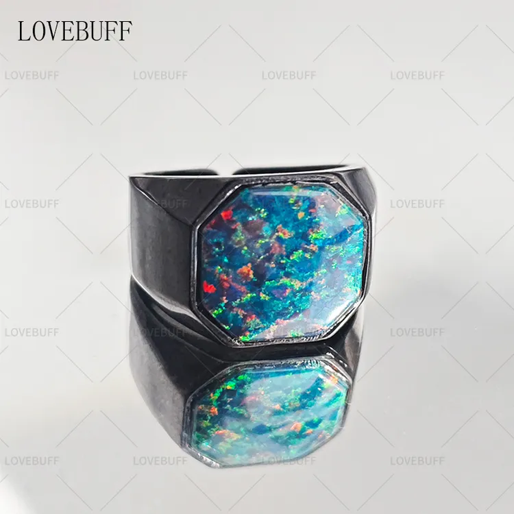 lovebuff哥推戒指长昼如昨卡面戒指哥推周边欧泊戒指小众生日礼物