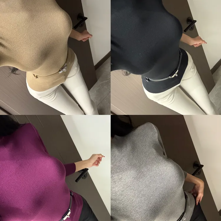 Mermaid 人鱼珺 通勤美学 两件套半高领收腰显瘦针织打底针织半裙