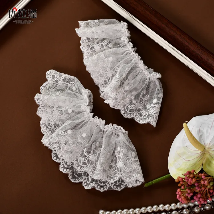 优拉潘 洛丽塔仙女蕾丝手腕套可爱兔子手袖腕花新娘礼服配饰VG129