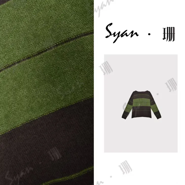 Syan【提拉米苏】秋季羊毛山羊绒衫时尚百搭简约洋气设计款毛衣