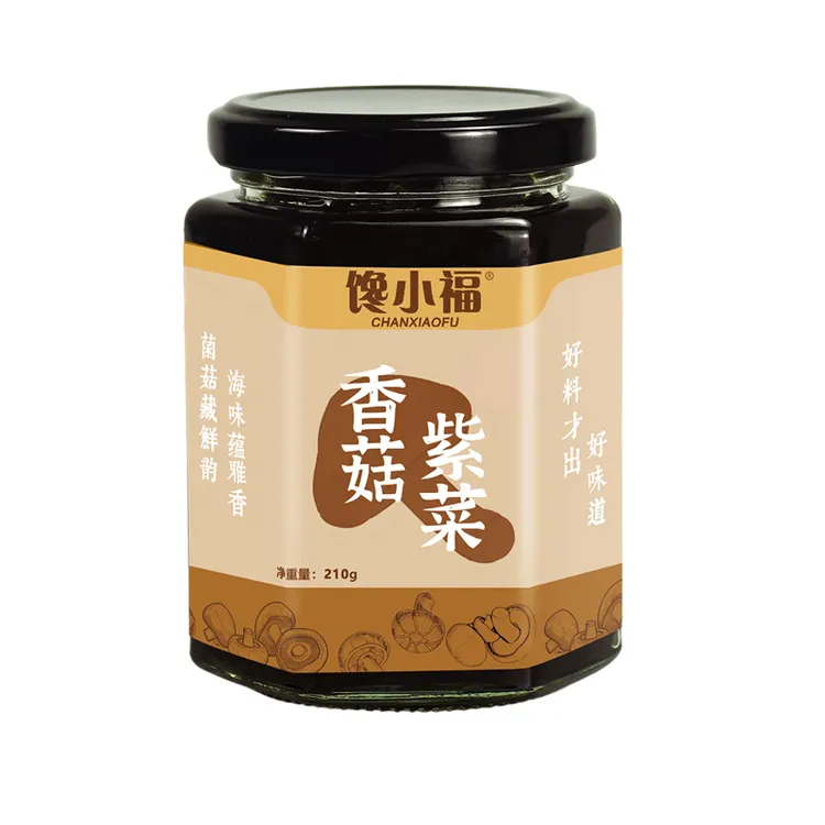 馋小福香菇紫菜，汕尾正宗纯手工制作下饭神器开胃菜