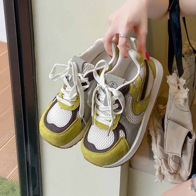 德训鞋子女款爆款2025新款百搭多巴胺夏季小众2025今年流行小白鞋
