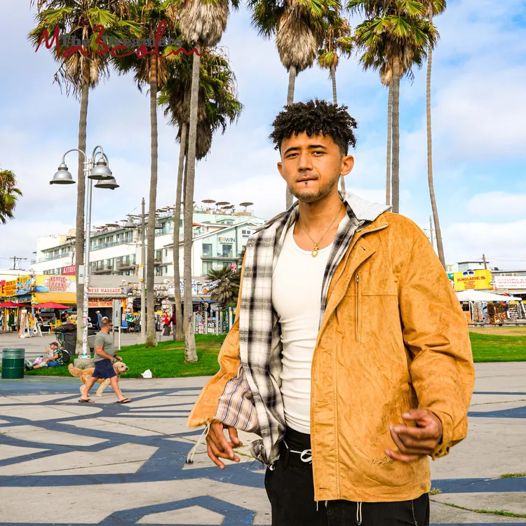 Ma3colm追梦系列秋冬限定麂皮夹克拉链外套百搭长袖卡米然