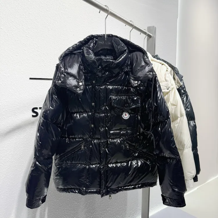 冬季新款情侣亮面国标羽绒免洗可拆卸韩版潮流短款时尚保暖外套