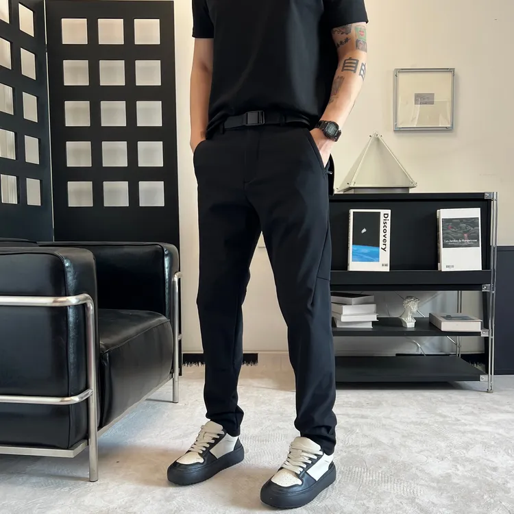 冬季男士加绒冲锋裤软壳户外小脚裤工装裤百搭休闲裤潮商务直筒裤