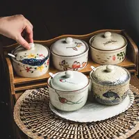 舍里辣椒罐子陶瓷糖盐罐调料罐调味罐调料盒厨房家用油罐调味专用