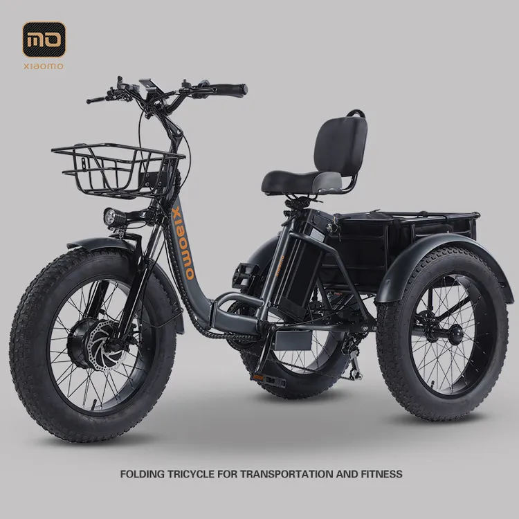 小末【钢架骑士】三轮车越野长途休闲钓鱼旅行变速越野三轮车