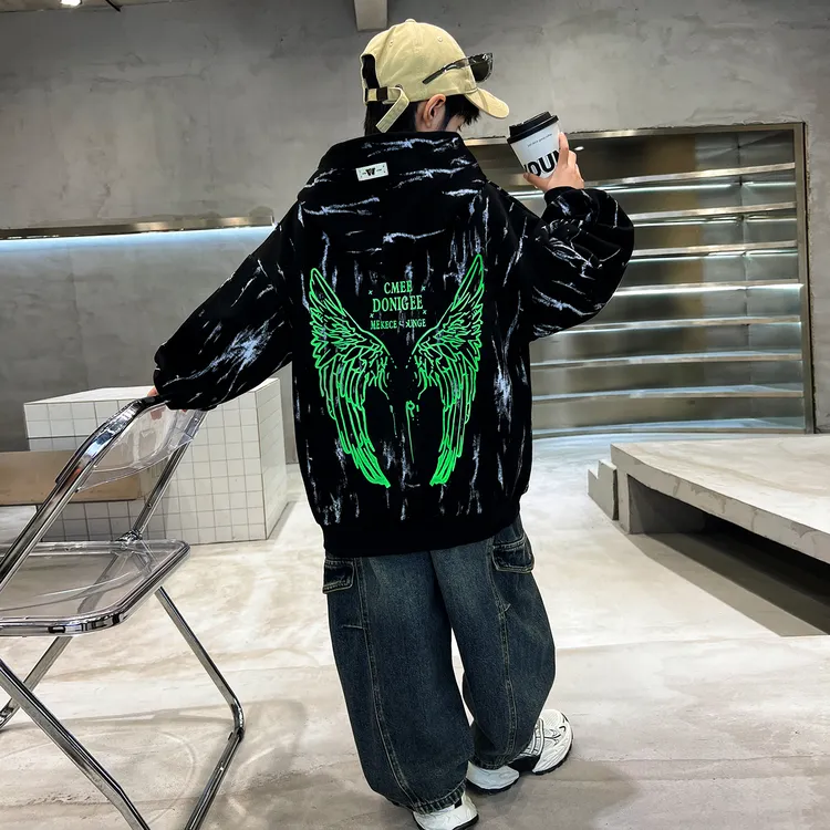 卫衣童装一般男中大童印花春秋韩版常规通勤风薄款儿童